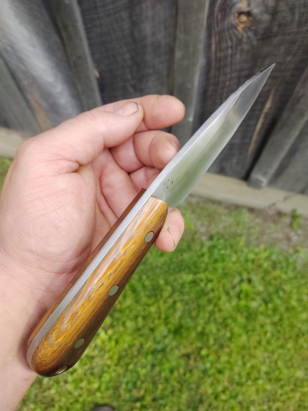 Knife 17 - Hunting-Skinning Knife with Wenge Scales