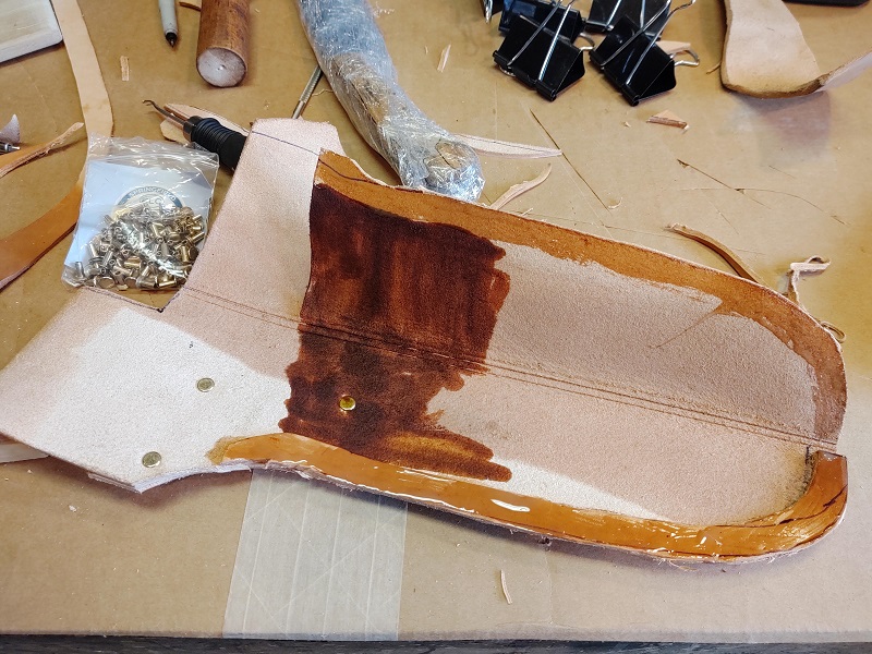 My Bladesmithing Journey - Making A Leather Knife Sheath